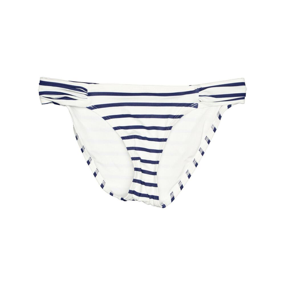 Land's End Reversible Bikini Bottoms Striped Blue Size S